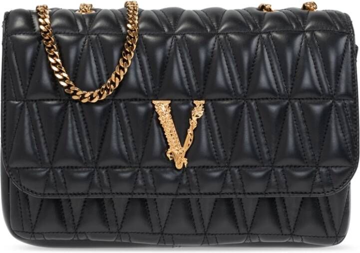 Versace Virtus schoudertas Zwart Dames