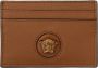 Versace Elegante Medusa Kalfsleren Kaarthouder Portemonnee Brown Dames - Thumbnail 1