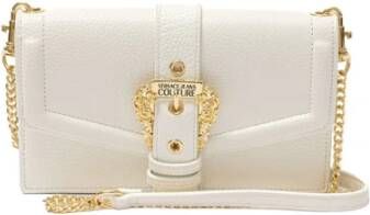 Versace Jeans Couture Stijlvolle Portemonnees Collectie White Dames