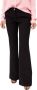 Versace Jeans Couture Pantalone bootcut con tasche laterali e zip donna Nero Zwart Dames - Thumbnail 1