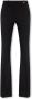 Versace Zwarte Wollen Flared Broek met Medusa Detail Black Dames - Thumbnail 1