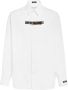 Versace Witte Katoenen Overhemd met Parelknoopsluiting White Heren - Thumbnail 1