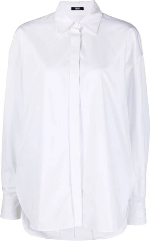 Versace Witte Overhemden voor Heren White Dames
