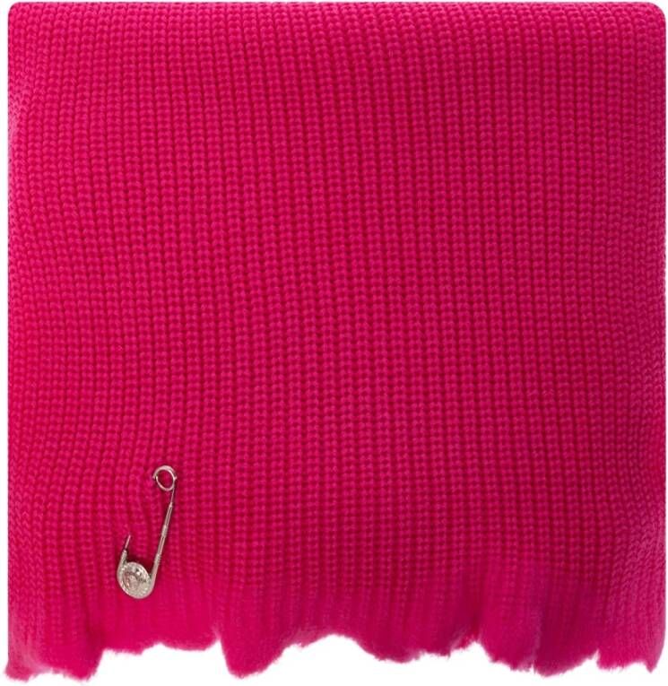 Versace Wollen sjaal Roze Dames