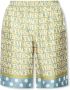 Versace Zijden shorts met allover polkadot print Multicolor Heren - Thumbnail 1