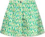 Versace Zijden shorts uit de La Vacanza collectie. Blauw Dames - Thumbnail 1