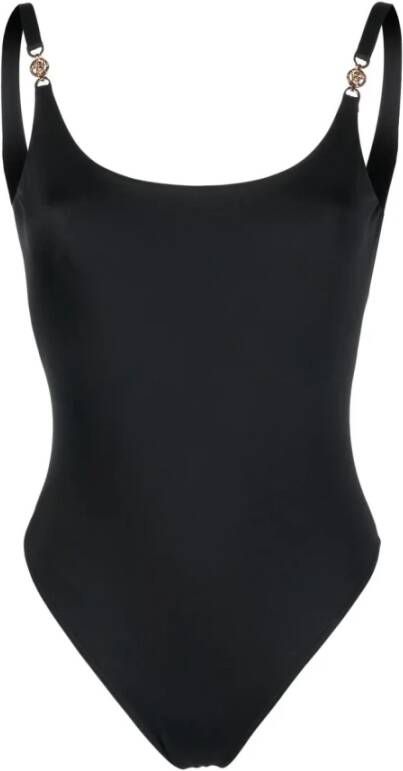 Versace Zwart stretch nylon zwempak Zwart Dames