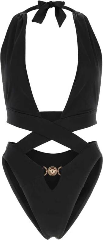Versace Zwart stretchylon trikini Zwart Dames