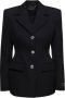 Versace Zwarte Blazer Jassen Zwart Dames - Thumbnail 1