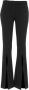 Versace Jeans Couture Op maat gemaakte flare broek met split en logo personalisatie Black Dames - Thumbnail 1