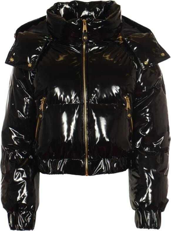 Versace Jeans Couture Zwarte Damesjassen & -jassen Aw23 Black Dames