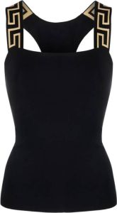 Versace Zwarte T-shirts & Polos voor vrouwen Aw23 Zwart Dames