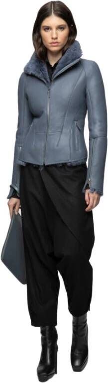 Vespucci by VSP Faux Fur & Shearling Jackets Blauw Dames