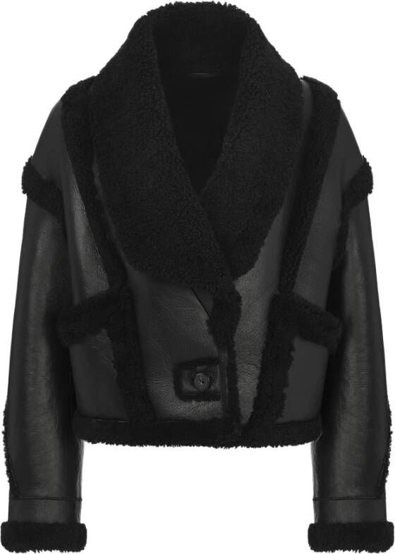 Vespucci by VSP Faux Fur & Shearling Jackets Zwart Dames