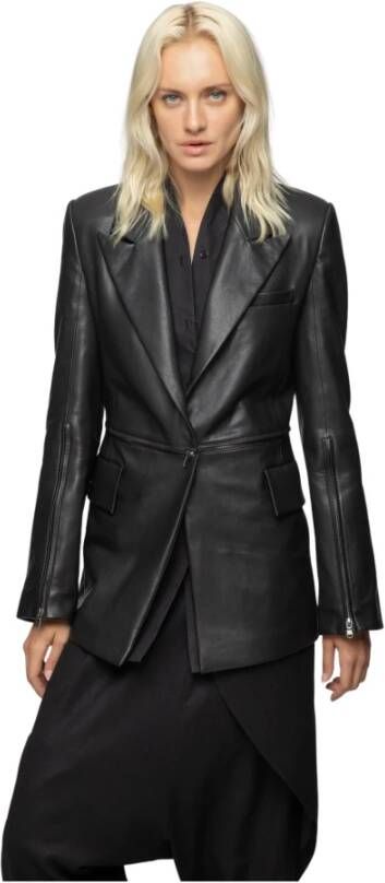 Vespucci by VSP Leather Jackets Zwart Dames