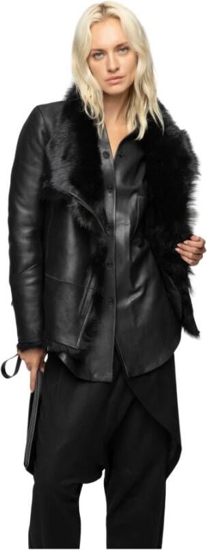 Vespucci by VSP Leather Jackets Zwart Dames