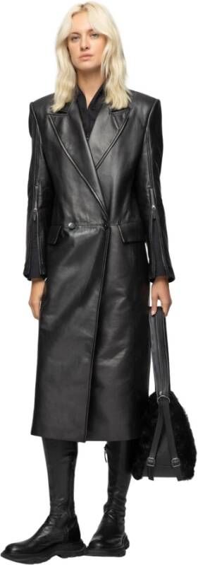 Vespucci by VSP Leather Jackets Zwart Dames