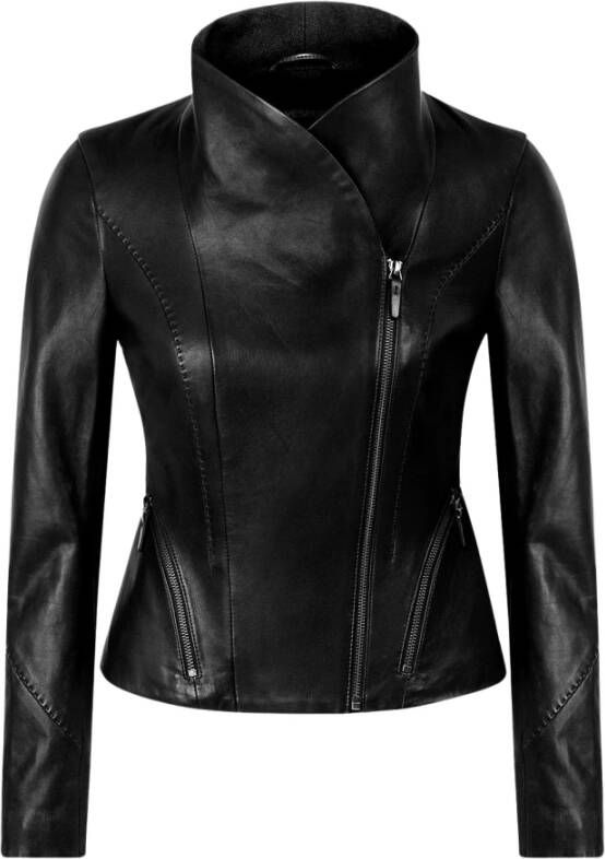 Vespucci by VSP Leather Jackets Zwart Dames