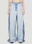 Vetements Inside Out Jeans met hoge taille Blauw Dames - Thumbnail 1