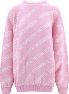Vetements Knitwear Roze Dames