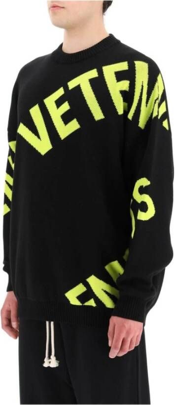 Vetements Knitwear Zwart Heren