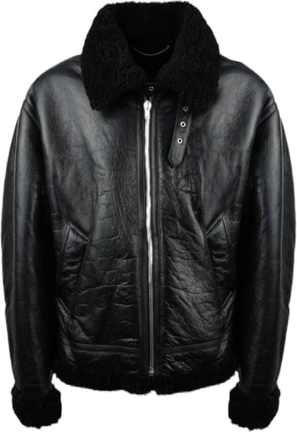 Vetements Leather Jackets Zwart Heren