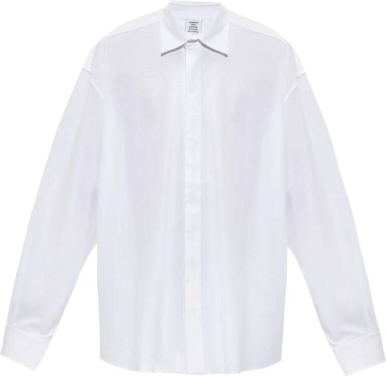 Vetements Oversized shirt White Heren