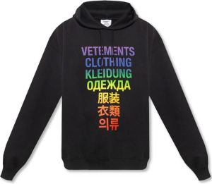 Vete ts Translation Hooded Sweatshirt Zwart