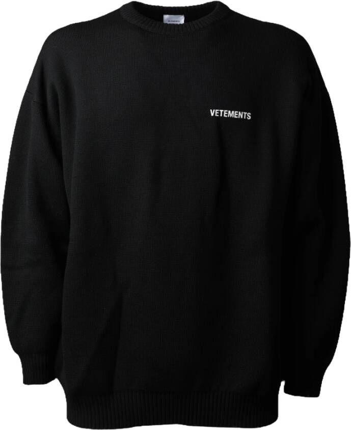 Vetements Sweatshirts Zwart Heren