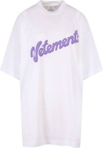 Vetements T-Shirt Ua53Tr480W Wit Dames