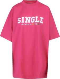 Vetements T-Shirt Ue52Tr200P Roze Dames