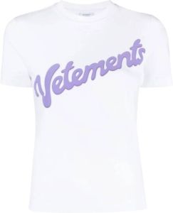 Vetements T-shirts and Polos White Wit Dames