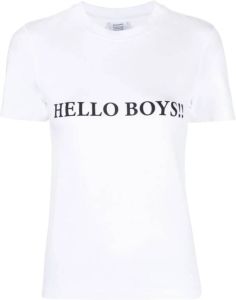 Vetements T-shirts and Polos White Wit Dames