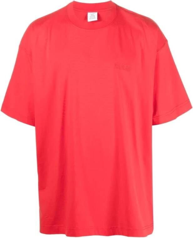 Vetements T-shirts en polos rood Heren