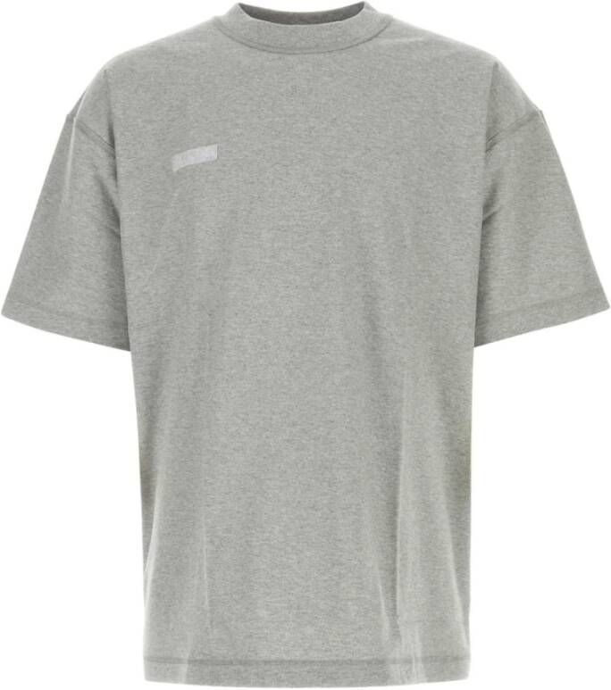 Vetements Verhoog je casual garderobe met deze grijze katoenen oversized t-shirt Grijs Heren