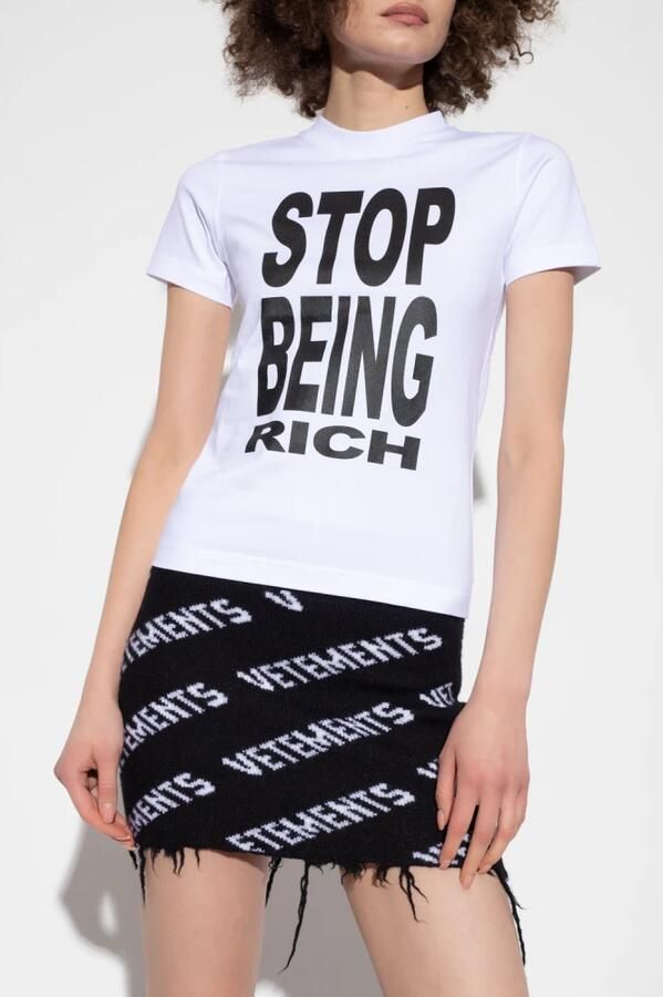 Vete ts Wo Clothing T-Shirts Polos White Ss23 Wit - Foto 4