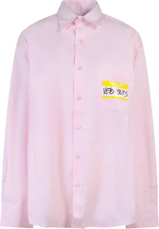 Vetements Vrouwen kleding shirts ua53sh500p Roze Dames