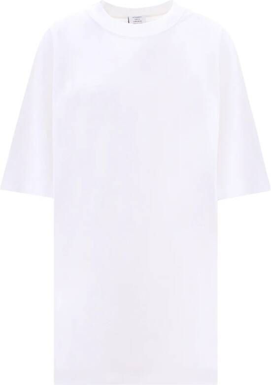 Vetements Witte T-Shirt voor modebewuste vrouwen Wit Dames
