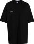 Vetements Zwarte Katoenen Heren T-shirt met Logo Borduursel Zwart Heren - Thumbnail 1