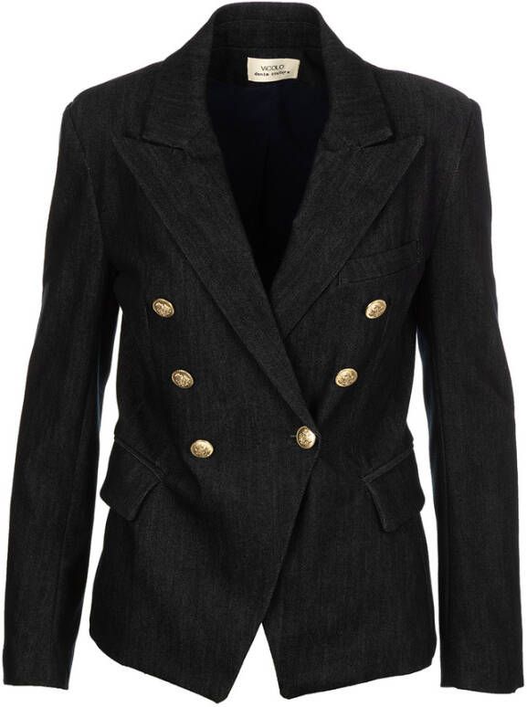ViCOLO Blazerjas Blue Dames