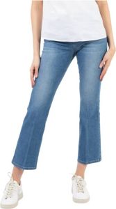ViCOLO Cropped Jeans Blauw Dames