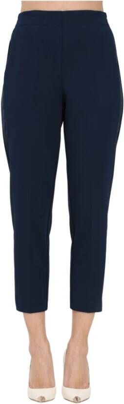ViCOLO Cropped Trousers Blauw Dames