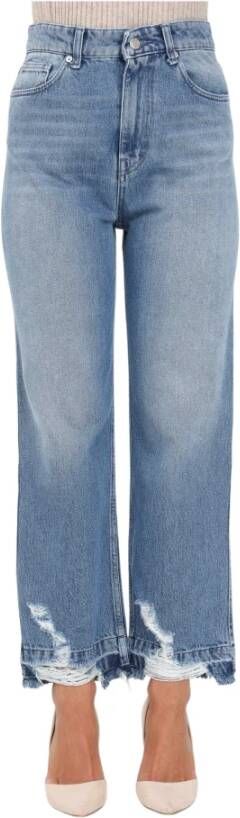 ViCOLO Denim Jeans voor Dames Eigentijdse Casual Stijl Blauw Dames