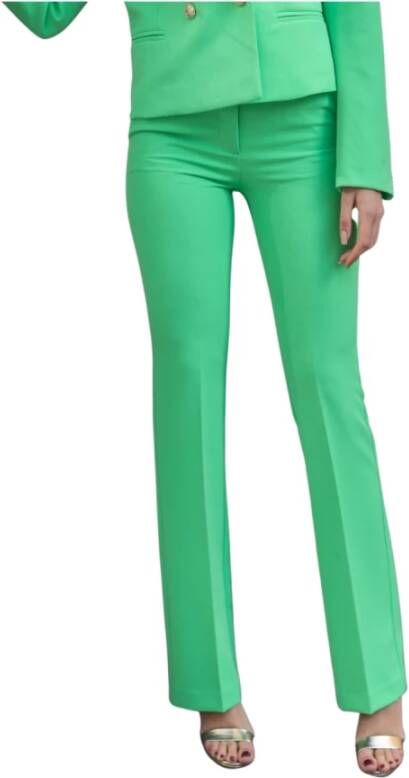 ViCOLO Straight Trousers Groen Dames