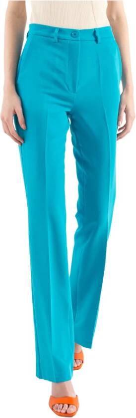 ViCOLO Ty0015 uitlopende pantaloni Blauw Dames