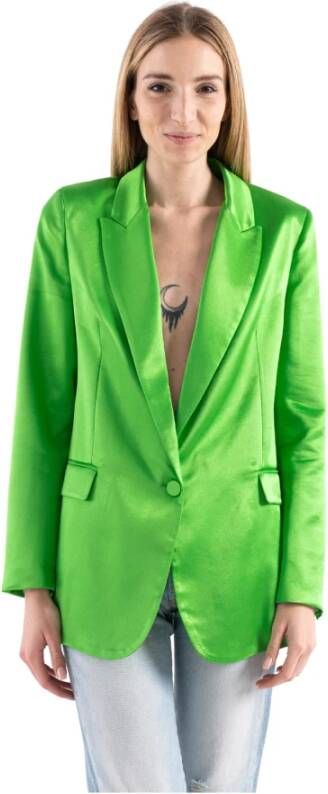 ViCOLO Ty0853 single -breasted jassen Groen Dames