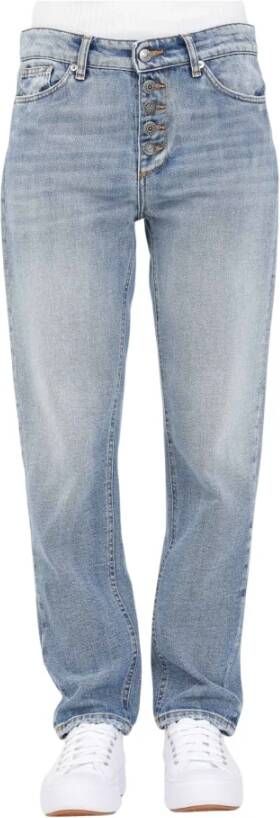 ViCOLO Wijde pasvorm lichte denim jeans voor dames Blauw Dames