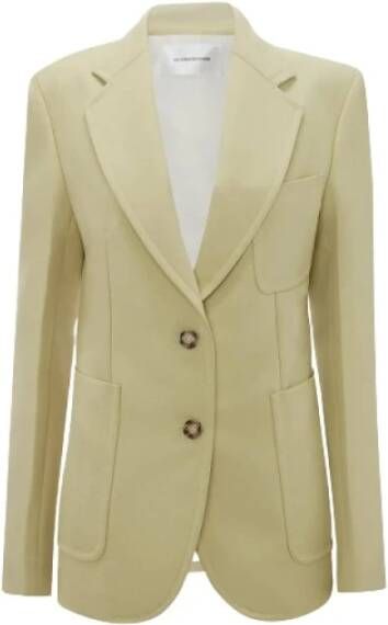 Victoria Beckham Blazers Geel Dames