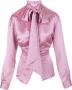 Victoria Beckham Roze Asymmetrische Lichtgewicht Jas voor Vrouwen Pink Dames - Thumbnail 5