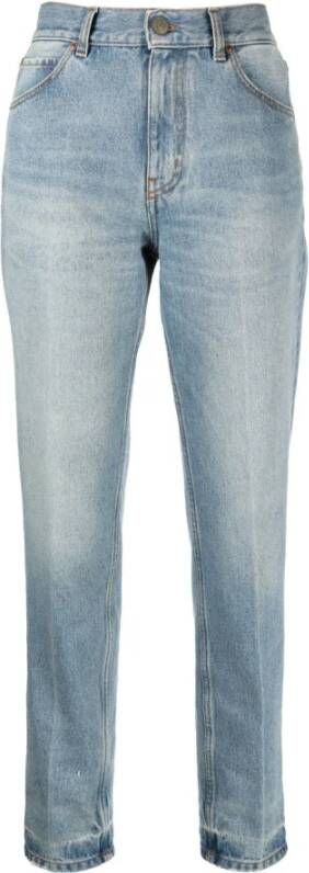 Victoria Beckham Slim Fit Denim Jeans Blue Dames